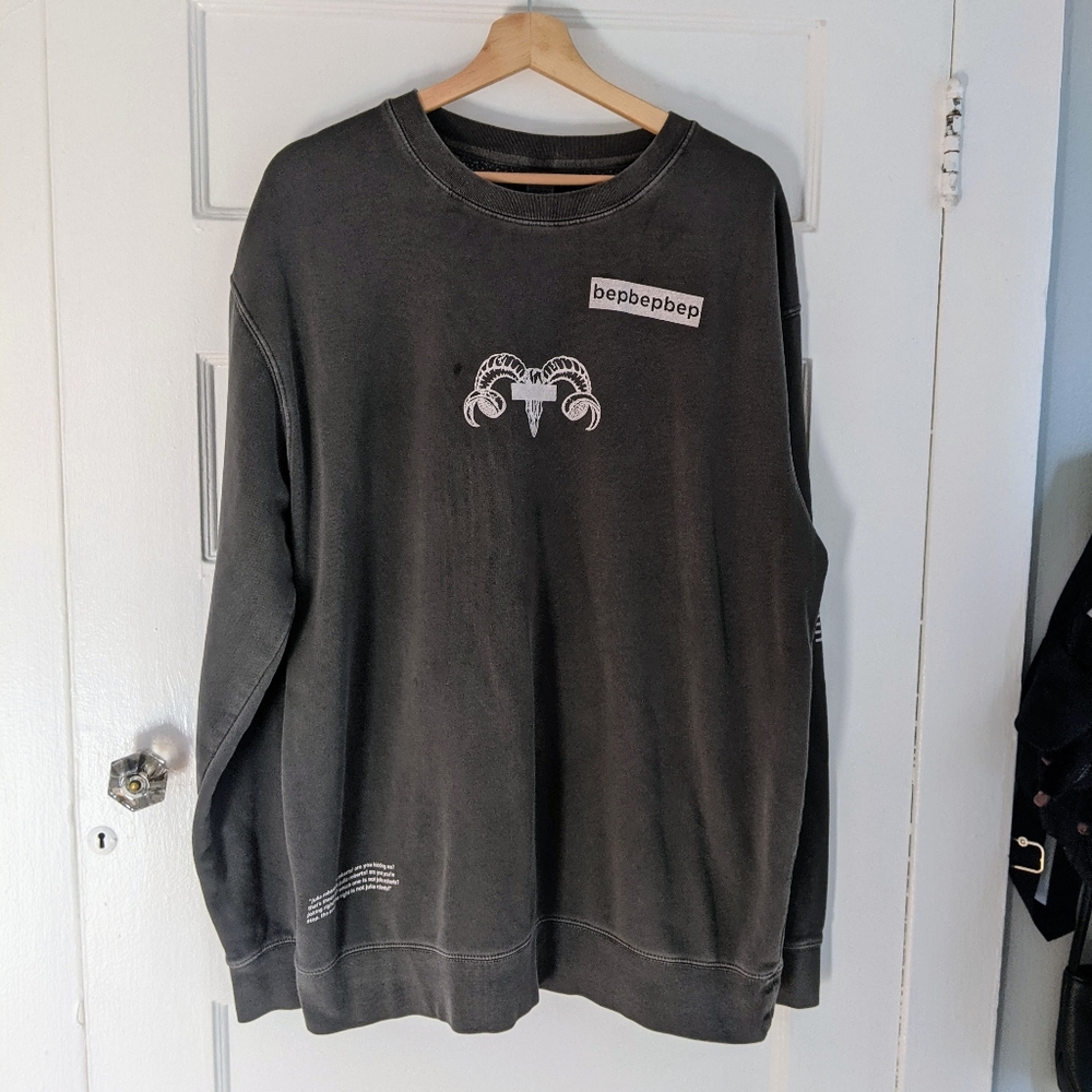 Julien Solomita - Unisex Charcoal Crewneck Sweatshirt